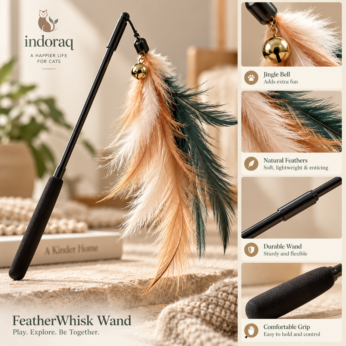 FeatherWhisk Wand